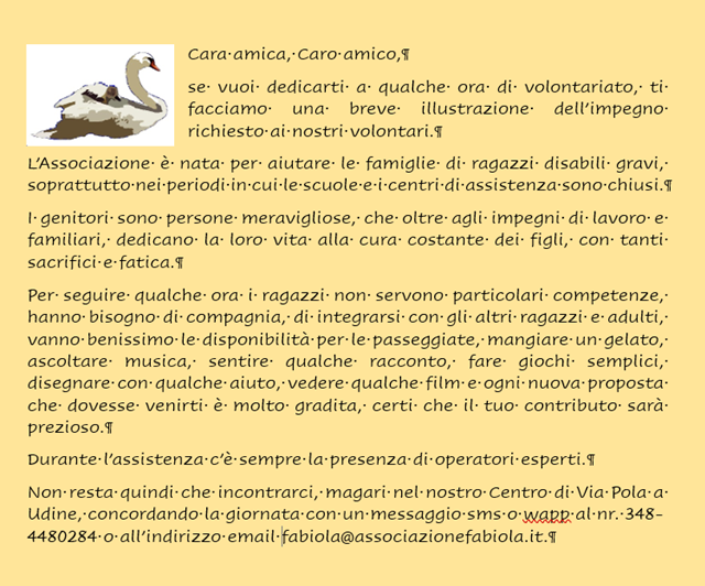  - ASSOCIAZIONE FABIOLA OdV